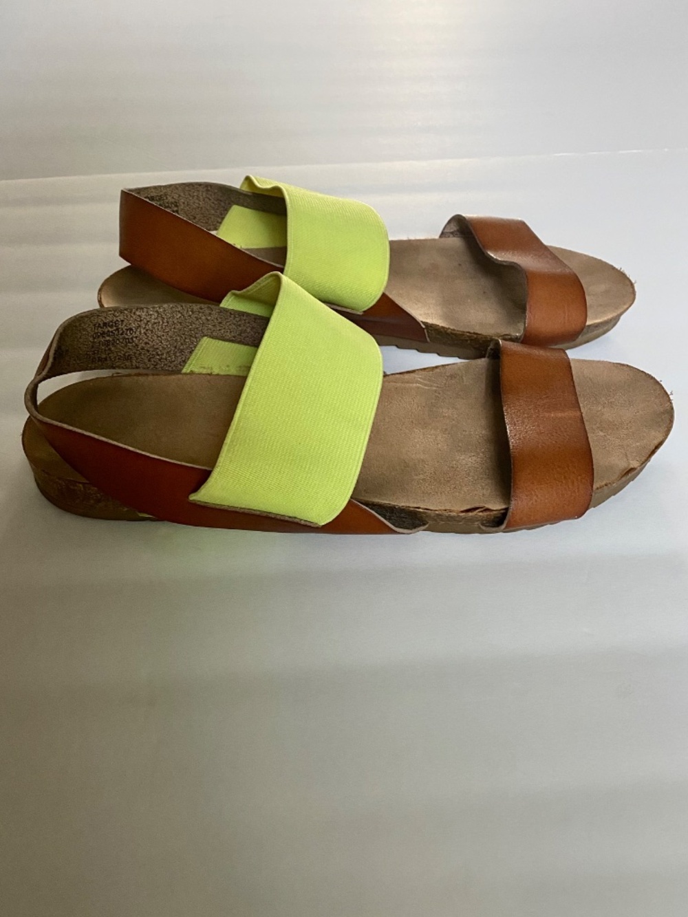 Mossimo Neon Sandals Sz 8